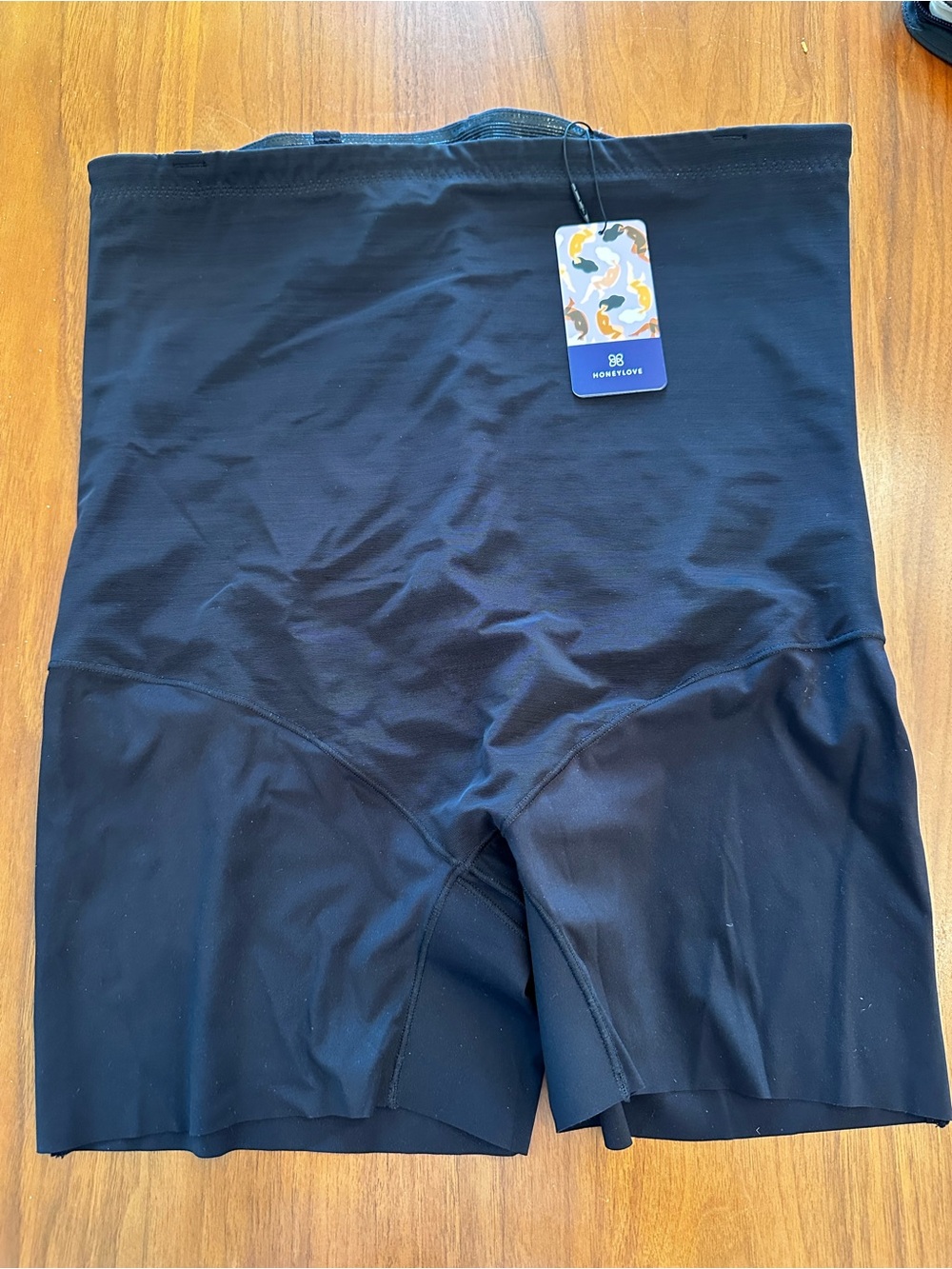 NWT Honeylove SuperPower High Waisted Short Black Sculpting Shapewear size 3X